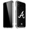 MLB Atlanta Braves Dark Wash iPhone XS Max Clear Case